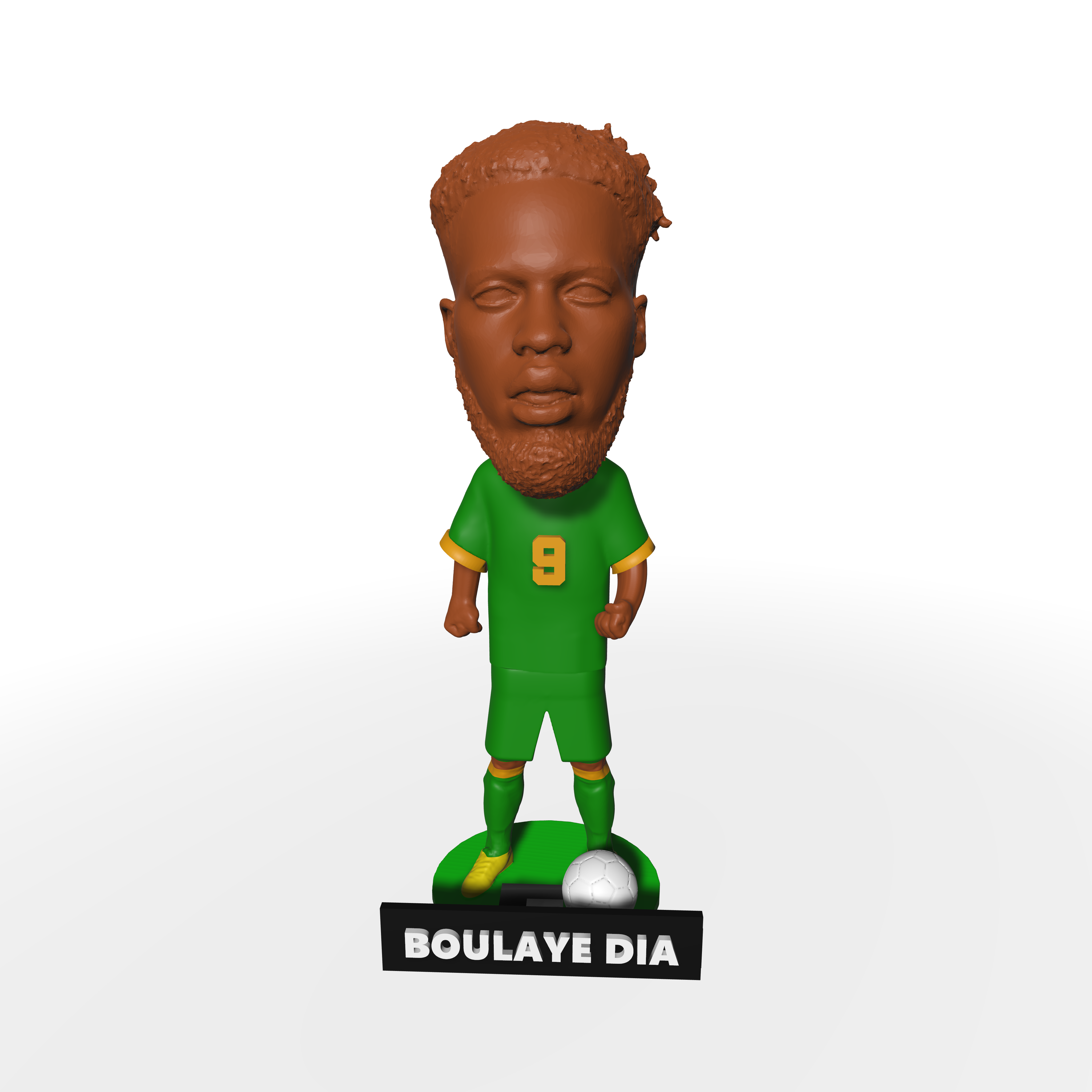 Figurine Boulaye Dia - Édition Vert