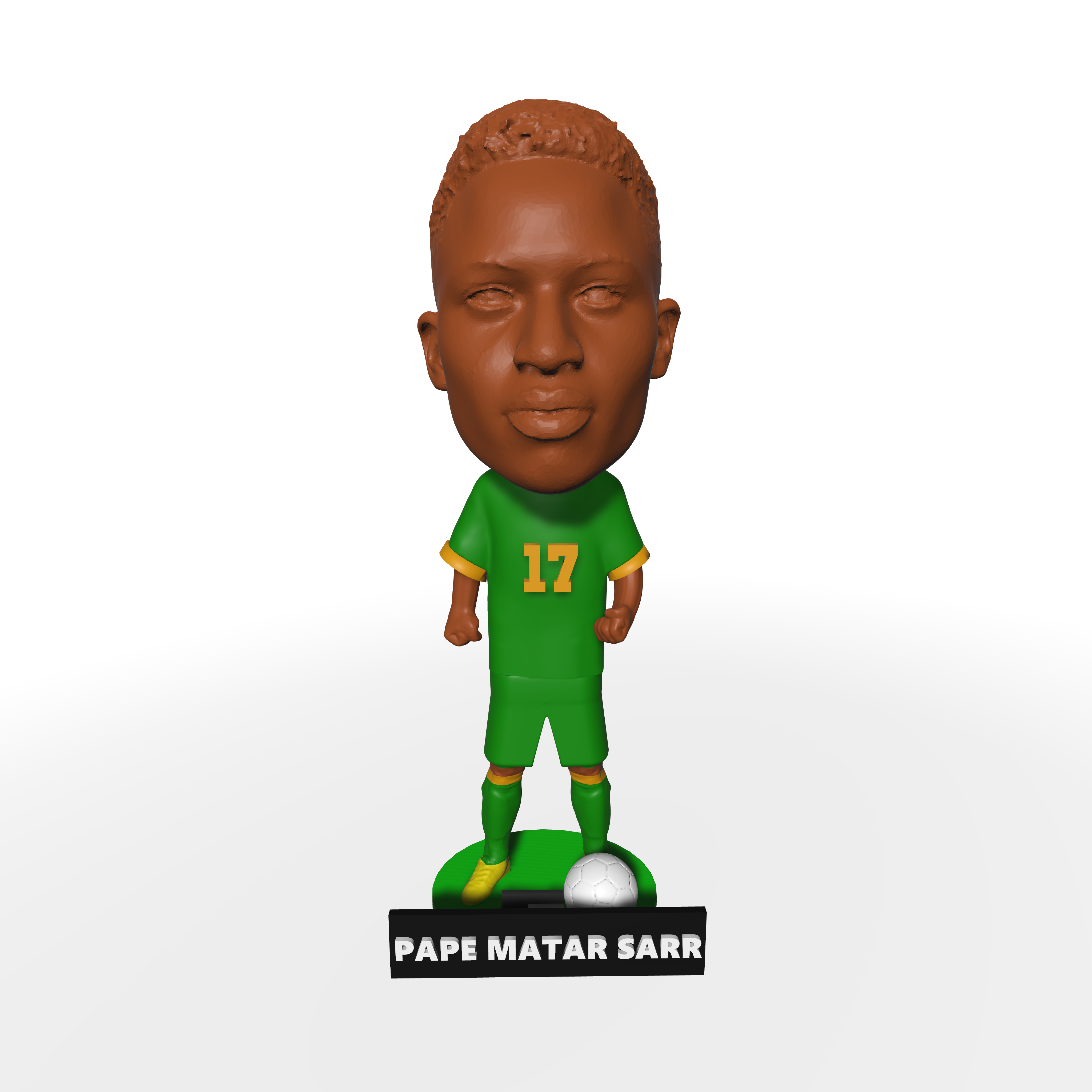 Figurine Pape Matar Sarr - Édition Vert